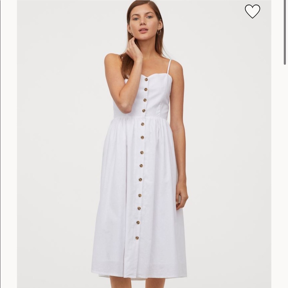 H&M white dress